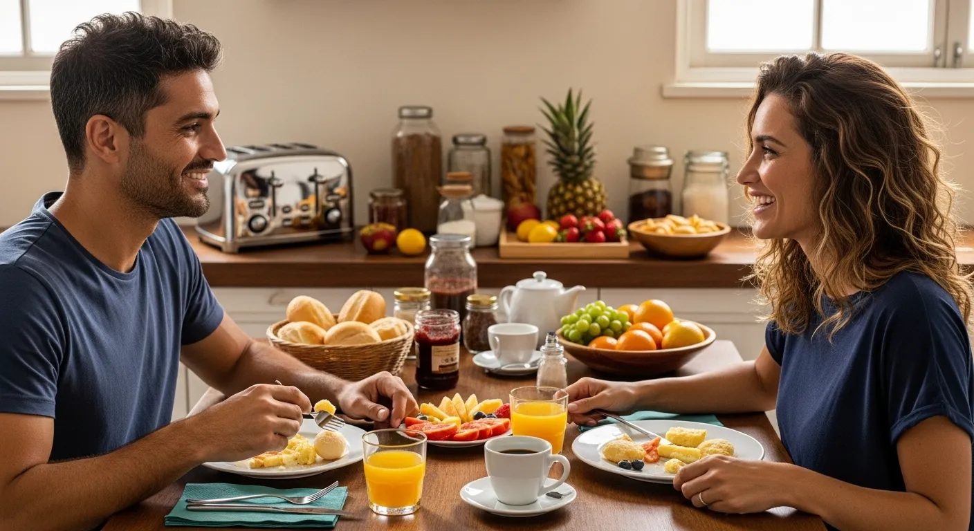 Organização prática na cozinha com eletrodomésticos eficientes