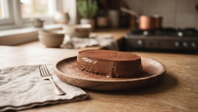 Flan au Chocolat avec une Glace : Recette Facile au Micro-Ondes